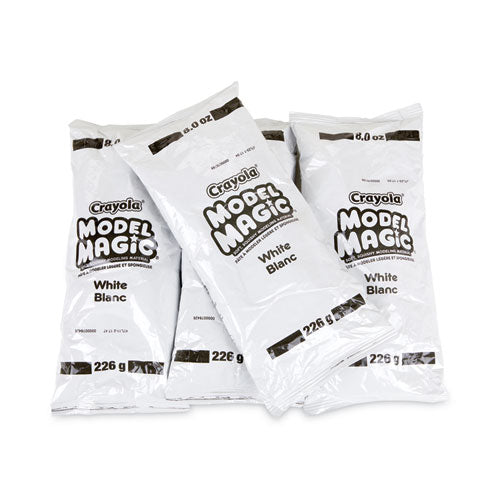 Image of Crayola® Model Magic Modeling Compound, 8 Oz Packs, 4 Packs, White, 2 Lbs