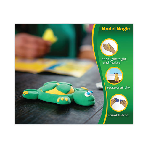 Image of Crayola® Model Magic Modeling Compound, 8 Oz Packs, 4 Packs, White, 2 Lbs