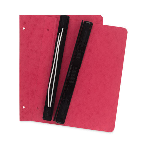 Image of ACCO Expandable Hanging Data Binder, 2 Posts, 6" Capacity, 11 X 8.5, Red