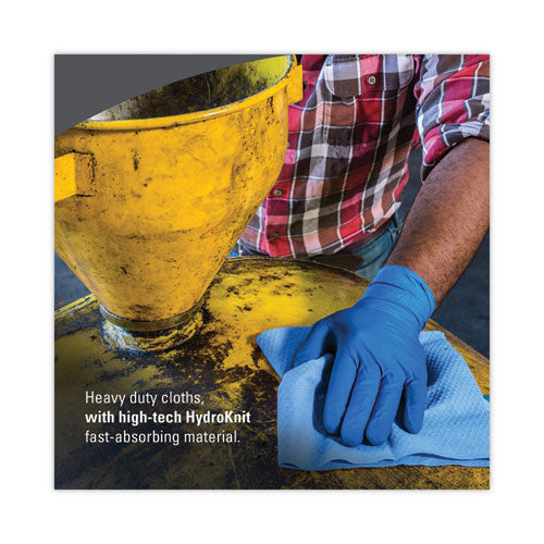 Image of WypAll® X70 Cloths, Jumbo Roll, 12.4 x 12.2, Blue, 870/Roll