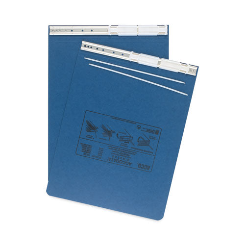 Image of ACCO Presstex Covers With Storage Hooks, 2 Posts, 6" Capacity, 9.5 X 11, Light Blue