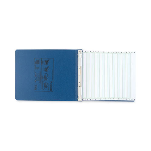 Image of ACCO Presstex Covers With Storage Hooks, 2 Posts, 6" Capacity, 9.5 X 11, Light Blue