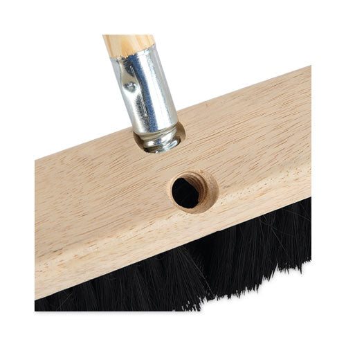 Image of Boardwalk® Floor Brush Head, 2.5" Black Tampico Fiber Bristles, 24" Brush