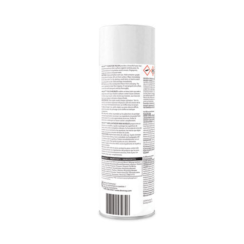 Image of Diversey Shine-Up Furniture Cleaner, Lemon Scent, 13.8 oz Aerosol Spray, 12/Carton