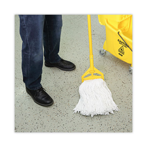Image of Boardwalk® Premium Cut-End Wet Mop Heads, Rayon, 16oz, White, 12/carton
