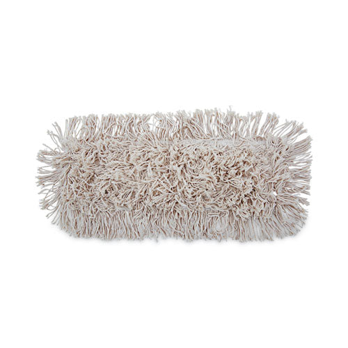 Image of Boardwalk® Mop Head, Dust, Cotton, 12 X 5, White