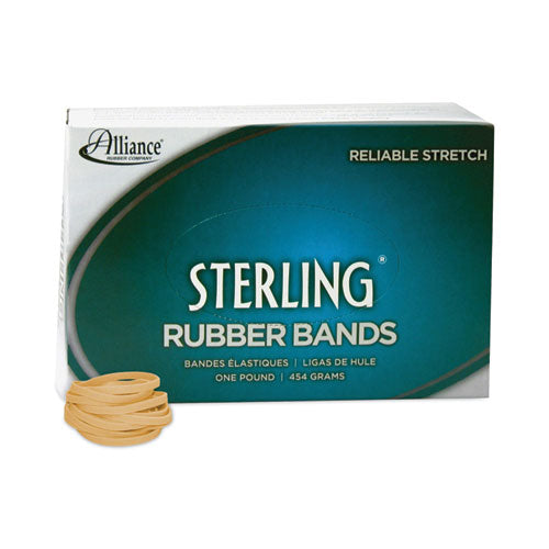 Image of Alliance® Sterling Rubber Bands, Size 30, 0.03" Gauge, Crepe, 1 Lb Box, 1,500/box