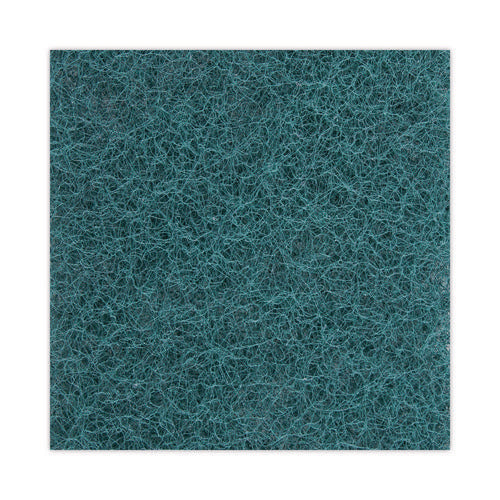Image of Boardwalk® Heavy-Duty Scouring Pad, 6 x 9, Green, 15/Carton