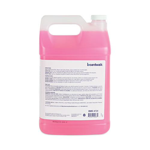 Image of Boardwalk® Industrial Strength All-Purpose Cleaner, Lemon Scent, 1 gal Bottle