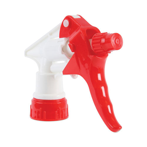 Image of Boardwalk® General Purpose Trigger Sprayer, 8" Tube, Fits 16 oz to 24 oz Bottles, Red/White, 24/Carton