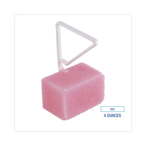 Image of Boardwalk® Para Toilet Bowl Deodorizer Block, Cherry Scent, 4 oz, Pink, 12/Box