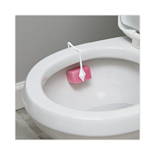 Image of Boardwalk® Para Toilet Bowl Deodorizer Block, Cherry Scent, 4 oz, Pink, 12/Box