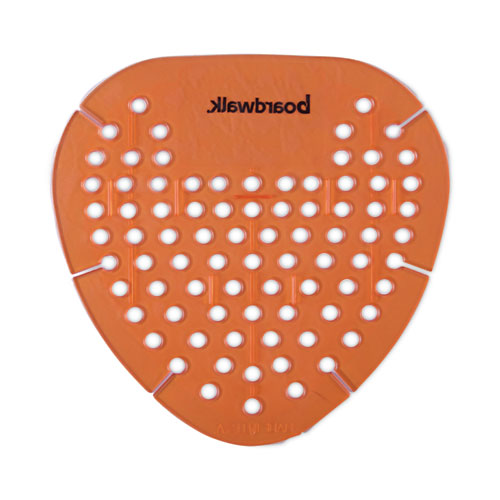 Image of Boardwalk® Gem Urinal Deodorizer Screen, Mango Scent, Orange, 12/Box