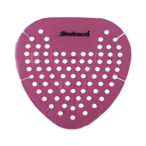 Image of Boardwalk® Gem Urinal Deodorizer Screen, Spiced Apple Scent, Red, 12/Box