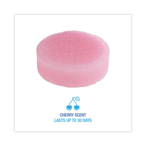 Image of Boardwalk® Para Urinal Deodorizer Block, Cherry Scent, 4 oz, Red, 12/Box