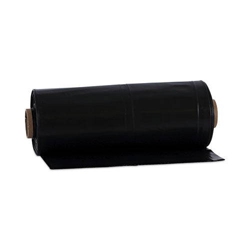 Image of Boardwalk® Industrial Drum Liners Rolls, 60 gal, 2.7 mil, 38" x 63", Black, 50/Carton