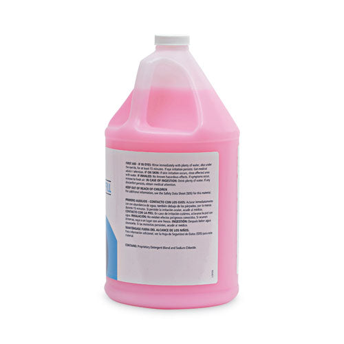 Image of Boardwalk® Mild Cleansing Pink Lotion Hand Soap Refill, Cherry Scent, 1 gal Bottle, 4/Carton