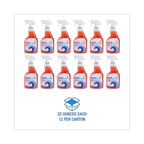 Image of Boardwalk® Natural Grease and Grime Cleaner, Unscented, 32 oz Spray Bottle, 12/Carton
