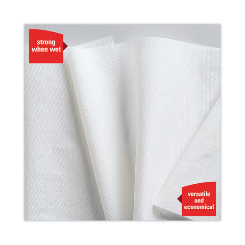 Image of WypAll® X50 Cloths, Jumbo Roll, 13.4 x 9.8, White, 1,100/Roll