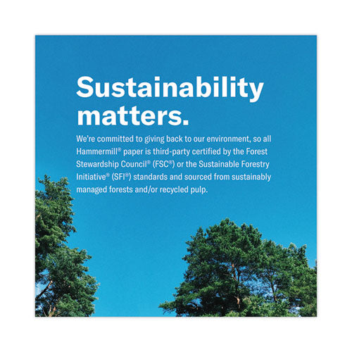 Image of Hammermill® Copy Plus Print Paper, 92 Bright, 20 lb Bond Weight, 8.5 x 11, White, 500 Sheets/Ream, 5 Reams/Carton