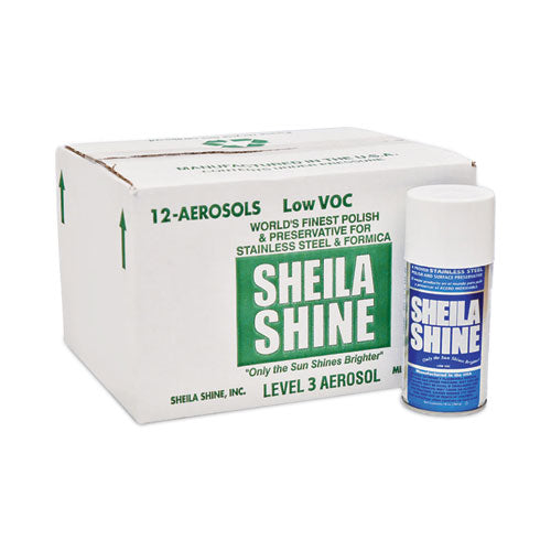 Image of Sheila Shine Low Voc Stainless Steel Cleaner And Polish, 10 Oz Spray Can