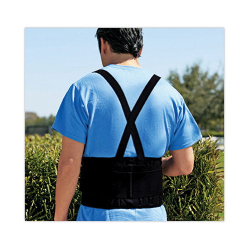 Image of ACE Work Belt With Removable Suspenders, One Size Fits All, Up To 48" Waist Size, Black