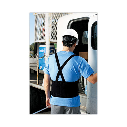 Image of ACE Work Belt With Removable Suspenders, One Size Fits All, Up To 48" Waist Size, Black