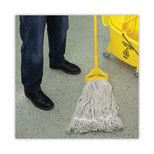 Image of Boardwalk® Pro Loop Web/tailband Wet Mop Head, Cotton, 24oz, White, 12/carton