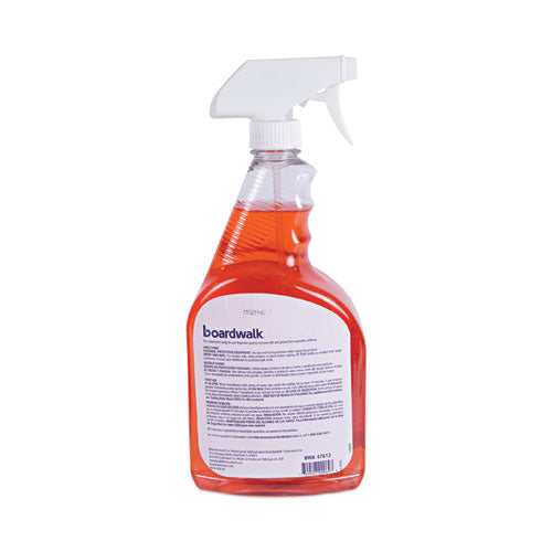 Image of Boardwalk® Natural Grease and Grime Cleaner, Unscented, 32 oz Spray Bottle