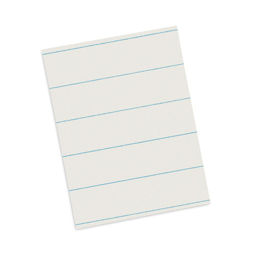 Image of Pacon® Ruled Newsprint Paper, 3/8" Short Rule, 8.5 X 11, 500/pack