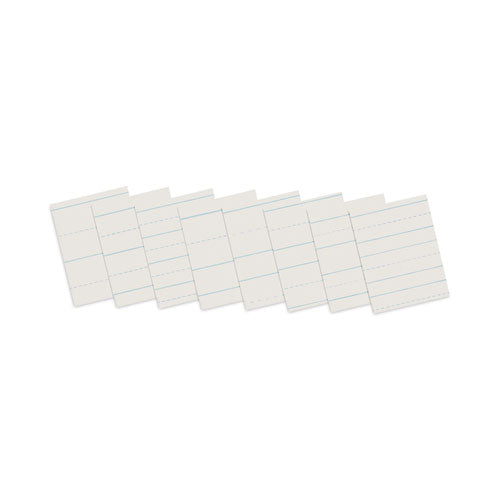 Image of Pacon® Skip-A-Line Ruled Newsprint Paper, 3/4" Two-Sided Long Rule, 8.5 x 11, 500/Ream