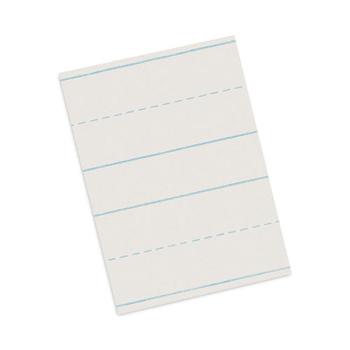 Image of Pacon® Skip-A-Line Ruled Newsprint Paper, 3/4" Two-Sided Long Rule, 8.5 x 11, 500/Ream