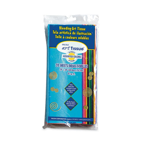 Image of Pacon® Spectra Art Tissue, 23 lb Tissue Weight, 20 x 30, Assorted, 20/Pack