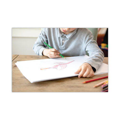 Image of Pacon® White Drawing Paper, 47 lb Text Weight, 9 x 12, Pure White, 500/Ream