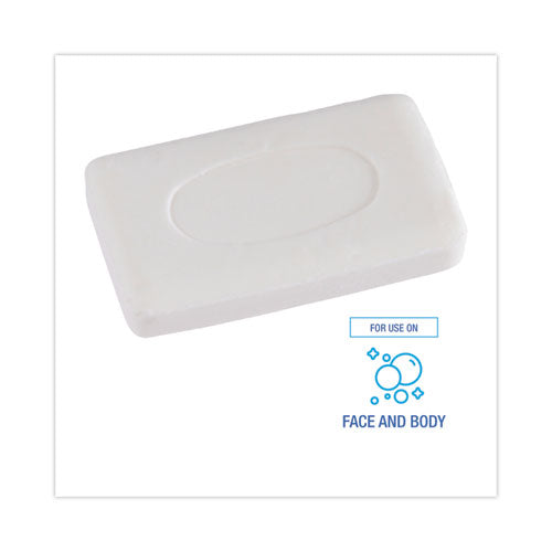Image of Boardwalk® Face and Body Amenity Soap, Paper Wrapped, Floral Scent, # 3 Bar, 144/Carton