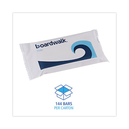 Image of Boardwalk® Face and Body Amenity Soap, Paper Wrapped, Floral Scent, # 3 Bar, 144/Carton