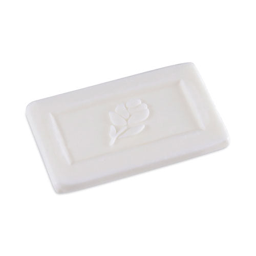 Image of Boardwalk® Face and Body Amenity Soap, Flow Wrapped, Floral Scent, # 1/2 Bar, 1,000/Carton
