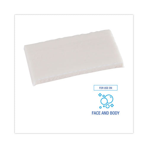 Image of Boardwalk® Face and Body Amenity Soap, Flow Wrapped, Floral Scent, # 1 1/2 Bar, 500/Carton