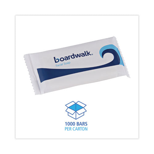Image of Boardwalk® Face and Body Amenity Soap, Flow Wrapped, Floral Scent, # 3/4 Bar, 1,000/Carton