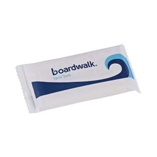 Image of Boardwalk® Face and Body Amenity Soap, Flow Wrapped, Floral Scent, # 3/4 Bar, 1,000/Carton