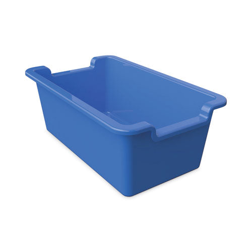 Image of deflecto® Antimicrobial Rectangle Storage Bin, Blue