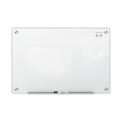 Image of Quartet® Infinity Magnetic Glass Marker Board, 48" x 36", White Surface