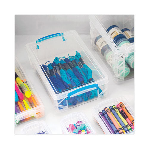Image of Advantus Super Stacker Large Pencil Box, 9" x 5.5" x 2.62", Clear