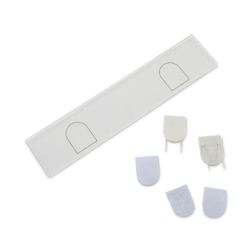 Image of Advantus Panel Wall Sign Name Holder, Acrylic, 9 X 2, Clear