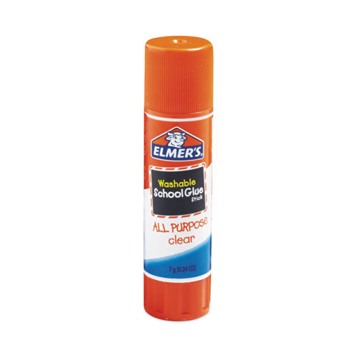 Image of Elmer's® WASHABLE SCHOOL GLUE STICKS, 0.21 OZ, APPLIES AND DRIES CLEAR, 8/PACK
