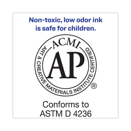 Image of Avery® Marks A Lot Large Desk-Style Permanent Marker Value Pack, Broad Chisel Tip, Black, 36/pack (98206)