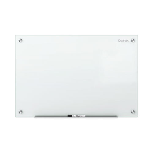 Image of Quartet® Infinity Magnetic Glass Marker Board, 36" x 24", White Surface