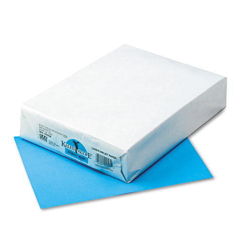 Image of Pacon® Kaleidoscope Multipurpose Colored Paper, 24 lb Bond Weight, 8.5 x 11, Cobalt Blue, 500/Ream
