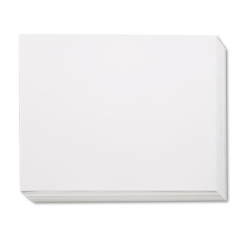 Image of Pacon® Four-Ply Railroad Board, 22 X 28, White, 100/carton