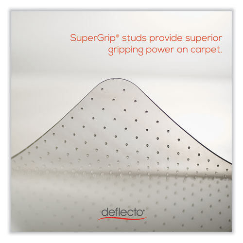 Image of deflecto® Duramat Moderate Use Chair Mat For Low Pile Carpet, 36 X 48, Rectangular, Clear
